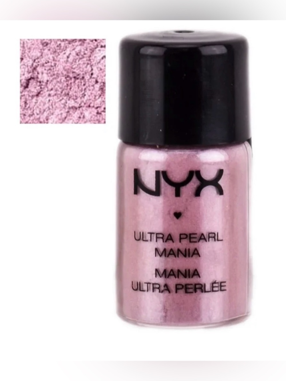 NWT NYX Ultra Pearl Mania Loose Powder Eye Shadow - Baby Pink Pearl LP11